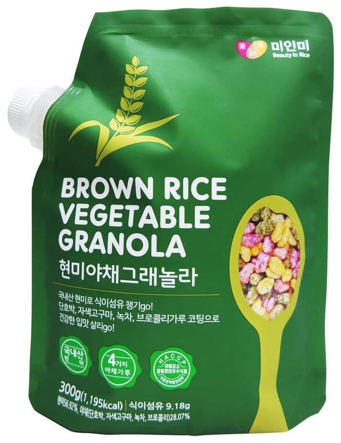 Brown rice Vegetable granola 35g- 300g